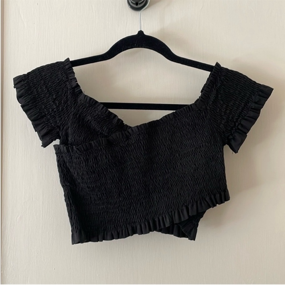 ASTR Black Short Top Size Small
